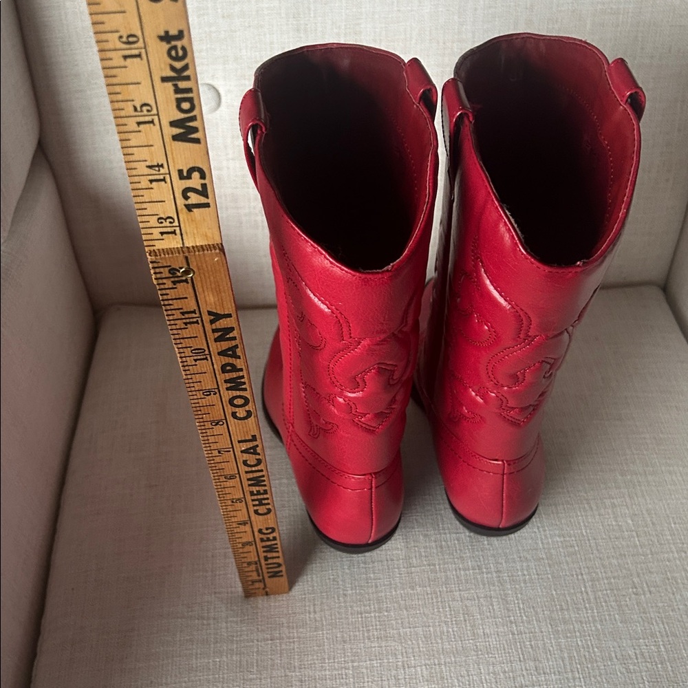 Soda red cowboy boots Reno-s brand new 7.5 - Picture 3 of 5